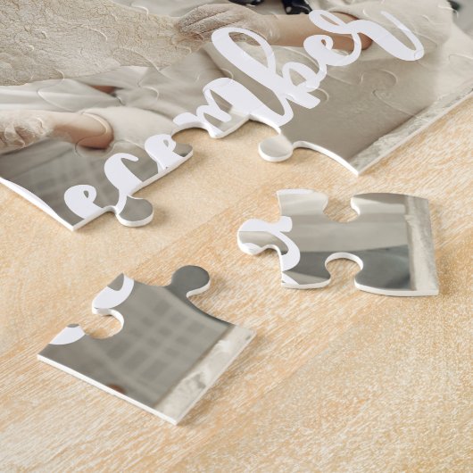 Puzzle Slate Blue 12 Photo Mois et année Collage (Côté)