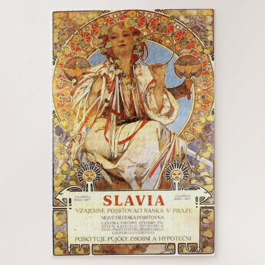 Puzzle Slavia par Alphonse Mucha (Vertical)