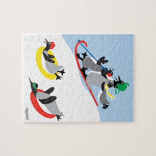 Puzzle Sledding (Horizontal)