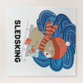 Puzzle Sledsing Personnalisable (Horizontal)