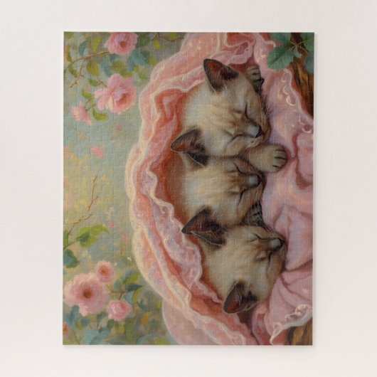 Puzzle Sleeping Cats (Vertical)