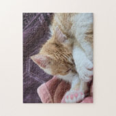 Puzzle Sleeping Kitten (Vertical)