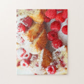 Puzzle Sliced raspberry loaf cake (Vertical)