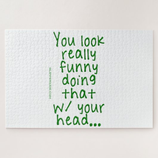 Puzzle SlipperyJoe fait ça avec ta tête tu regardes R (Horizontal)