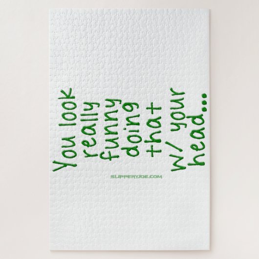 Puzzle SlipperyJoe fait ça avec ta tête tu regardes R (Vertical)