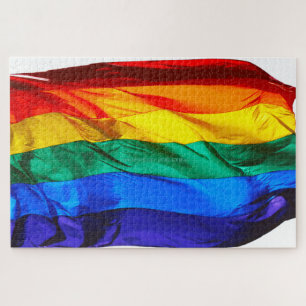 Puzzle SlipperyJoe Gay pride Drapeau orteils de la vague