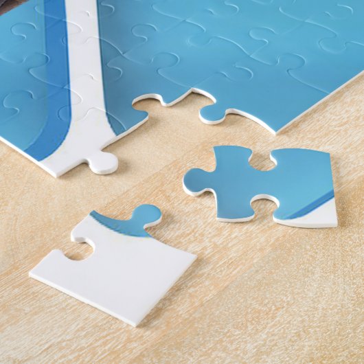 Puzzle SlipperyJoe musculaire homme six pack abs mâle bla (Côté)