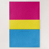Puzzle SlipperyJoe pansexuel drapeau de la fierté rose am (Vertical)