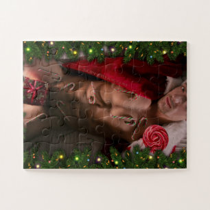 Puzzle SlipperyJoe sucres de canne mâle poitrine lollipop