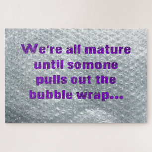Puzzle SlipperyJoe's Bubble Wrap pop drôle dire pur