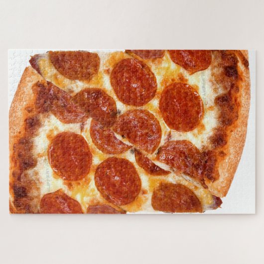 Puzzle SlipperyJoe's classique pepperoni pizza tranche fo (Horizontal)