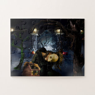 Puzzle SlipperyJoe's éffrayant Halloween bois effrayants