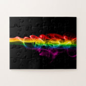Puzzle SlipperyJoe's fumée vif arc-en-ciel célébré (Horizontal)