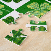 Puzzle SlipperyJoe's Green four-leaf clovers Saint Patric (Côté)