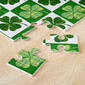 Puzzle SlipperyJoe's Green four-leaf clovers Saint Patric (Côté)
