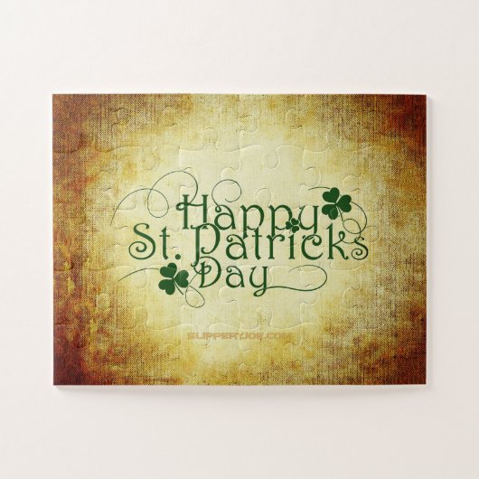 Puzzle SlipperyJoe's Happy St. Patrick's Day trois feuill (Horizontal)