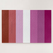 Puzzle SlipperyJoe's Lesbian Pride drapeau feminine Lipst (Horizontal)
