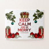 Puzzle SlipperyJoe's Merry Christmas artistic tree (Horizontal)