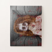 Puzzle SlipperyJoe's old doll Happy Halloween creepy bloo (Vertical)