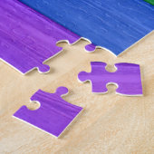 Puzzle SlipperyJoe's orgueil drapeau en bois horizontal a (Côté)