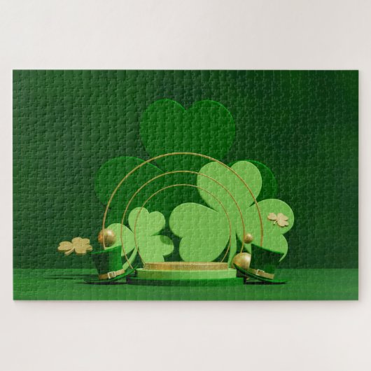 Puzzle SlipperyJoe's Saint Patrick's Day trèfle à trois f (Horizontal)