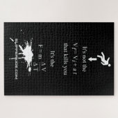 Puzzle SlipperyJoe's Science mathématique splatter stickm (Horizontal)