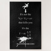 Puzzle SlipperyJoe's Science mathématique splatter stickm (Vertical)