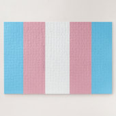 Puzzle SlipperyJoe's transgenre pride drapeau de la diver (Horizontal)