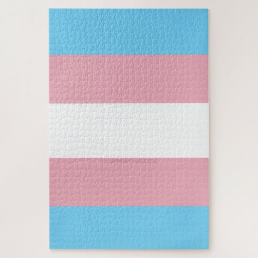 Puzzle SlipperyJoe's transgenre pride drapeau de la diver (Vertical)