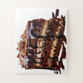Puzzle SlipperyLa décadence de gâteau au chocolat pur de (Vertical)
