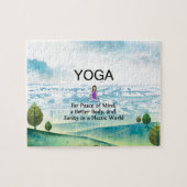 Puzzle Slogan SUPÉRIEUR de yoga (Horizontal)
