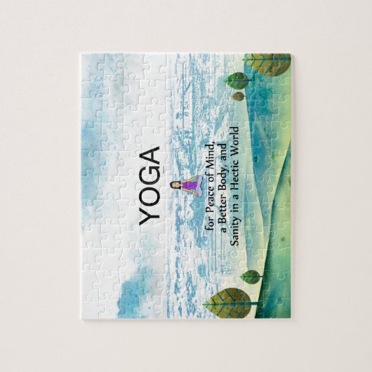 Puzzle Slogan SUPÉRIEUR de yoga (Vertical)