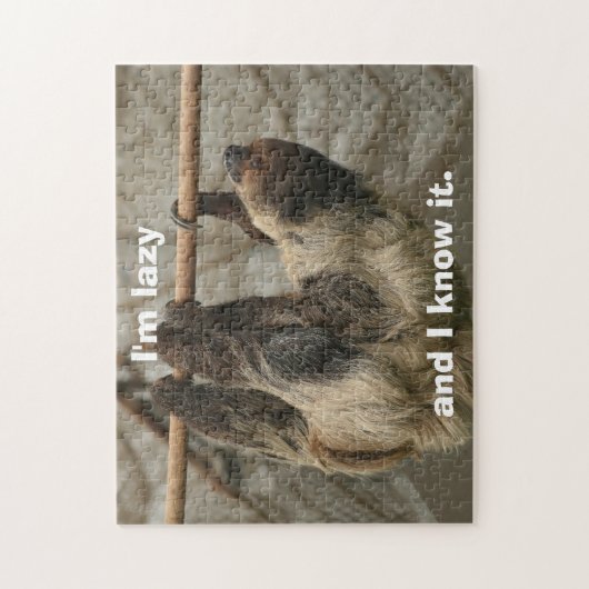 Puzzle Sloth (Vertical)