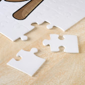 Puzzle Sloth au baseball avec batte de baseball (Côté)