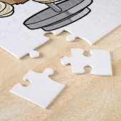 Puzzle Sloth au Bodybuilding avec Barbell (Côté)