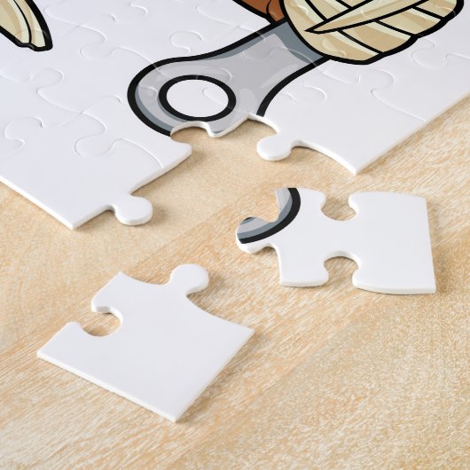 Puzzle Sloth comme artisan avec clé (Côté)