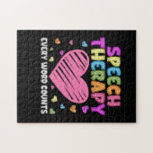 Puzzle SLP Language Pathologist & Speech Therapy (Horizontal)