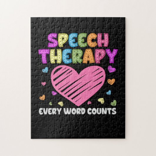 Puzzle SLP Language Pathologist & Speech Therapy (Vertical)