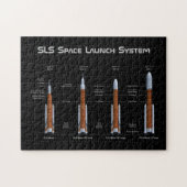 Puzzle SLS Space Launch System Rockets (Horizontal)