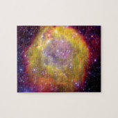 Puzzle SMC WR7 Binary Star Nebula - Hubble Space Photo (Horizontal)