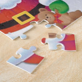 Puzzle Smiling snowman et Santa Claus (Côté)