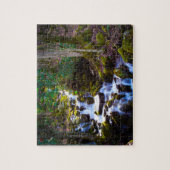 Puzzle Smokey Mountain River Creek Caroline du Nord (Vertical)