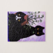 Puzzle Smoking noir Creationarts de chats drôles (Horizontal)