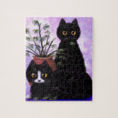 Puzzle Smoking noir Creationarts de chats drôles (Vertical)