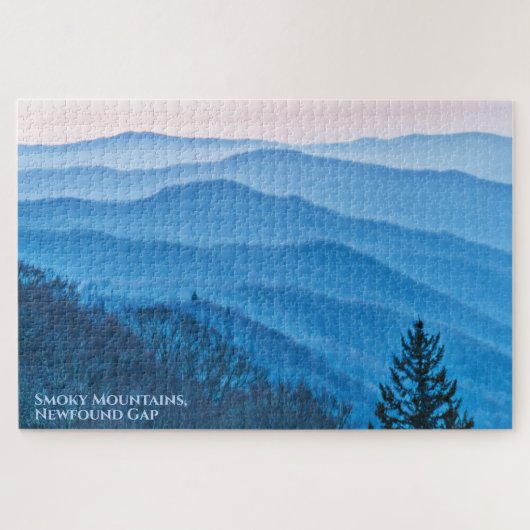 Puzzle Smoky Mountains Newfound Gap Photo GSMNP (Horizontal)