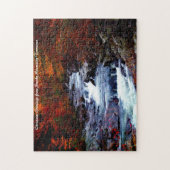 Puzzle Smoky Mountains Tennessee. voeux de Noël (Vertical)