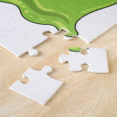 Puzzle Snack aux échecs avec échiquier (Côté)