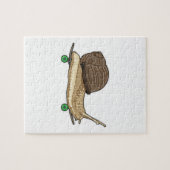 Puzzle Snail as Skateboard avec Skateboard (Horizontal)