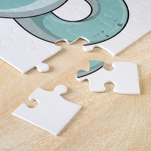 Puzzle Snake as Cook avec Chef casquette (Côté)