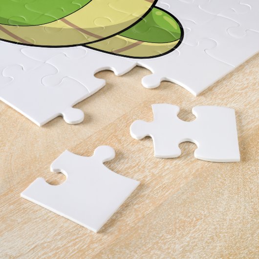 Puzzle Snake as Diver wirth Snorkel (Côté)